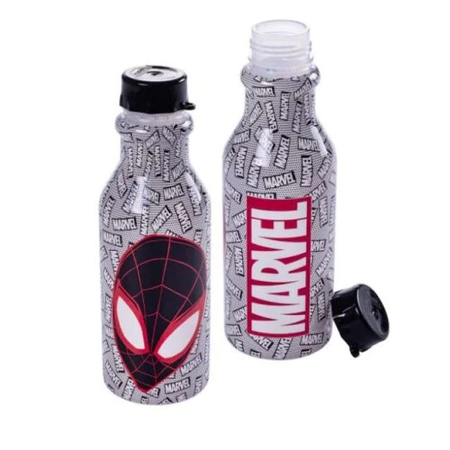 Garrafa Plástica Retrô Homem Aranha 500ml- Plasútil