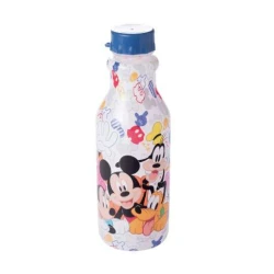 Garrafa Plástica Retrô Mickey Mouse 500ml- Plasútil