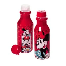Garrafa Plástica Retrô Minnie Mouse 500ml- Plasútil