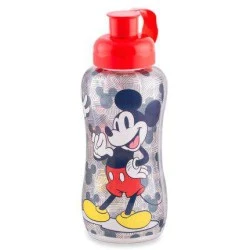Garrafa Plástica Plasduran Mickey 550ML - Cores Sortidas