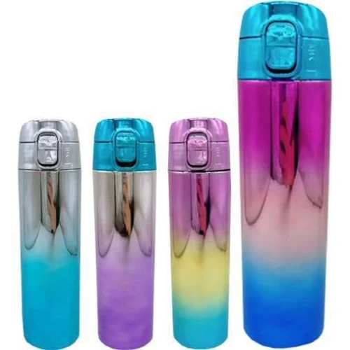 Garrafa de Inox Térmica Flip 400ml - Golden Rio Garrafa de Inox Térmica Flip 400ml - Golden Rio