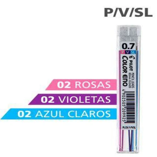 Grafite 0.7 Minas Coloridas c/6un - Pilot