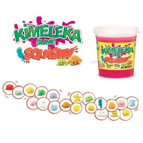 Kimeleka Squishy Cores Sortidas 180G - Acrilex