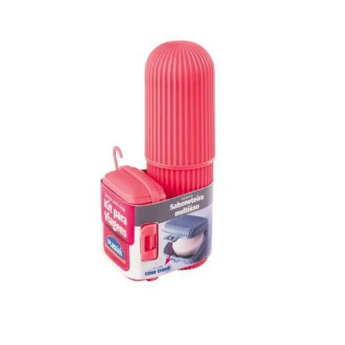 Kit Estojo e Box Multiuso Plastico Sortido- Plasútil