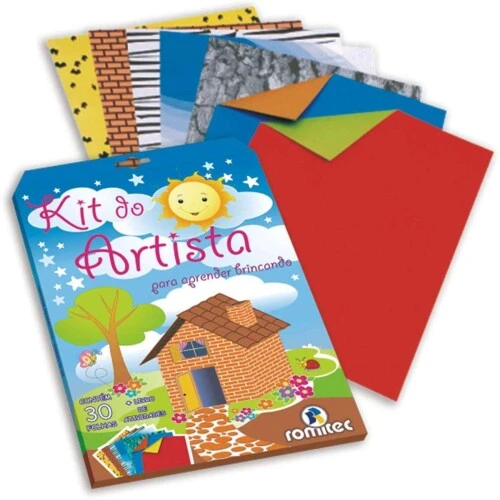 Kit do Artista A4 12 Estampas 75G 24fls Romitec Kit do Artista A4 12 Estampas 75G 24fls Romitec