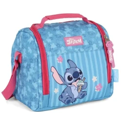 Lancheira Stitch Azul Luxcel