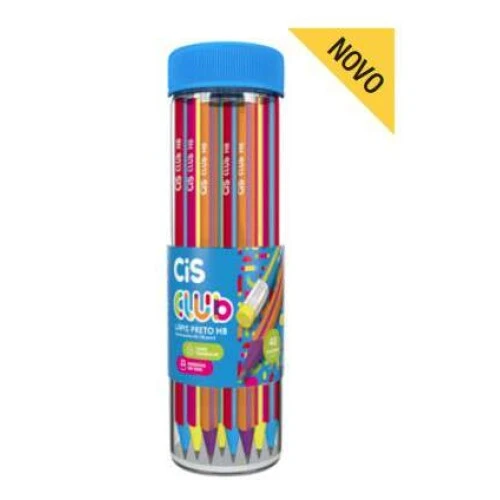 Lápis Graf. C/ Borracha HB Cis Club - Cis - unidade