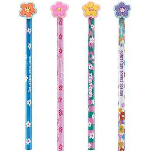 Lápis Grafite com Ponteira de Flores - Molin Lápis Grafite com Ponteira de Flores - Molin