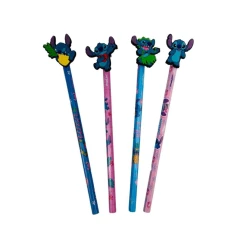 Lápis Grafite com Ponteira do Stitch - Molin