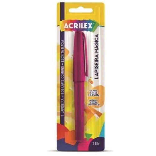 Lapiseira Mágica Infinita Rosa - Acrilex Lapiseira Mágica Infinita Rosa - Acrilex