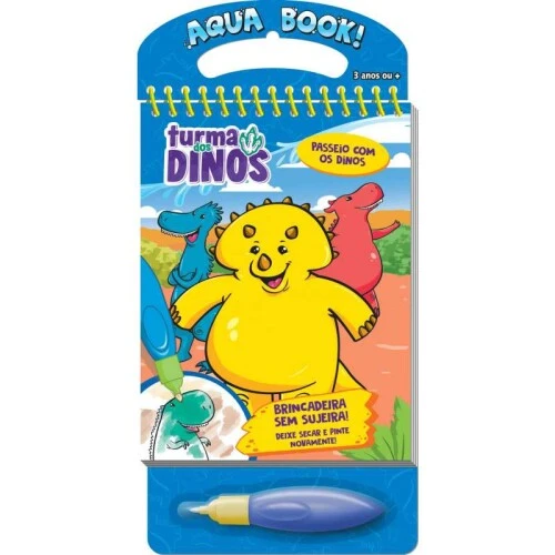 Livro Aqua Book - Turma dos Dinos Amigos