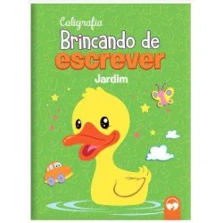 Livro Caligrafia Brincando de Escrever - Jardim