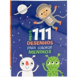 Livro Colorir - 111 Desenhos Dinossauros