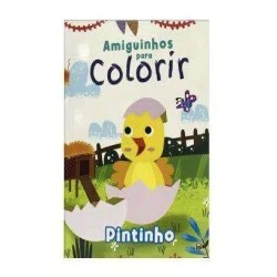 Livro Colorir - Amiguinhos: Pintinho