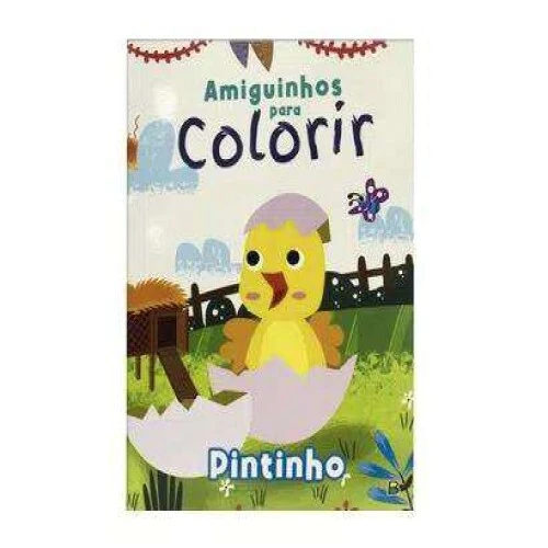 Livro Colorir - Amiguinhos: Pintinho