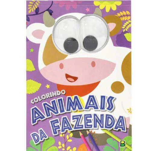 Livro Colorir - Animais da Fazenda