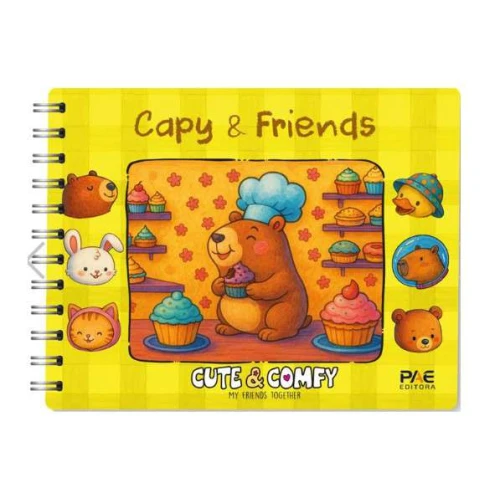 Livro Colorir - Capy e Friends - Magic Kids