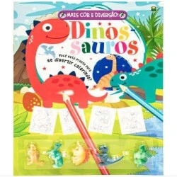 Livro Colorir - Dinossauros