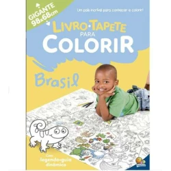 Livro Colorir - Tapete para Colorir: Dinos