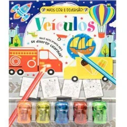 Livro Colorir - Mais Cor Veículos- Todo Livro