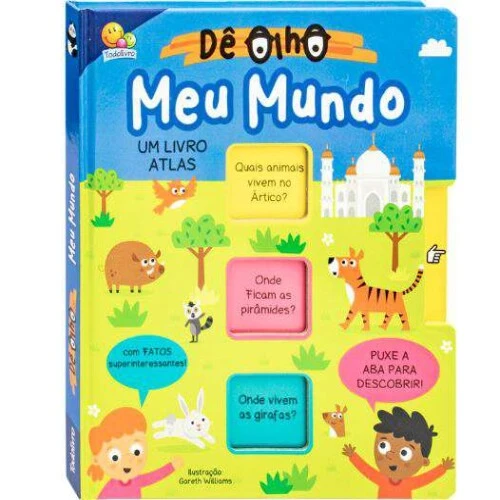 Livro História Infantil - Dê Olho: Meu Mundo Atlas