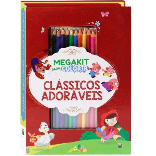 Livro Mega Kit Colorir - Clássicos Adoráveis
