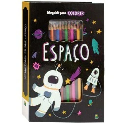 Livro Mega Kit Colorir - Espaço