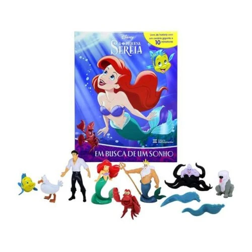 Livro Miniaturas A Pequena Sereia  Em Busca de um Sonho
