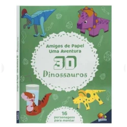 Livro Para Montar Aventura 3D Dinossauros - Todo Livro
