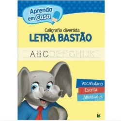 Livro de Atividades Infantil - Aprenda em Casa - Letra Bastão