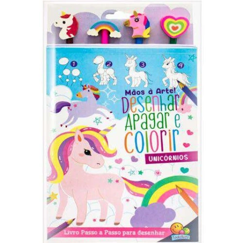 Livro de Atividades Infantil - Mãos a Arte: Unicórnios Livro de Atividades Infantil - Mãos a Arte: Unicórnios
