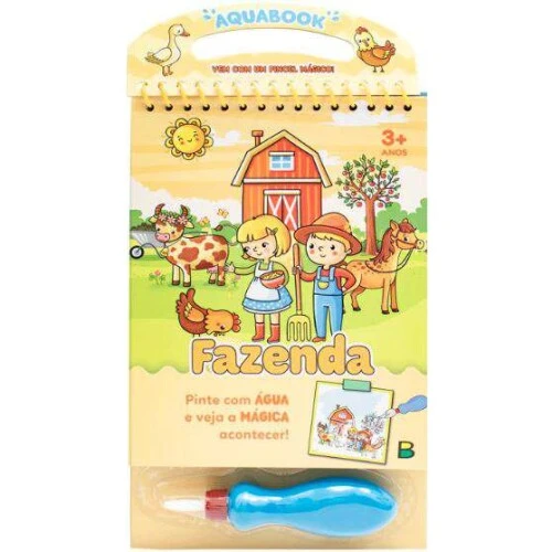 Livro de Atividades Infantil - Surpresas com Água - Fazenda