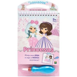 Livro de Atividades Infantil - Surpresas com Água - Princesas