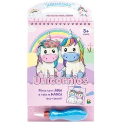 Livro de Atividades Infantil - Surpresas com Água - Unicórnio