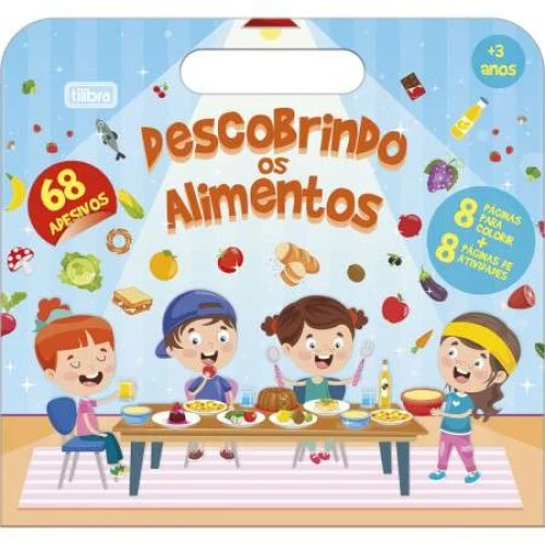 Livro para Colorir Maleta Academié Alimentos - Tilibra