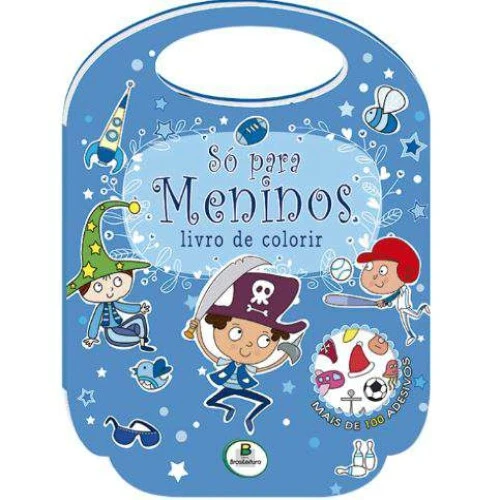 Livro para Colorir com Alça - Só para Meninos