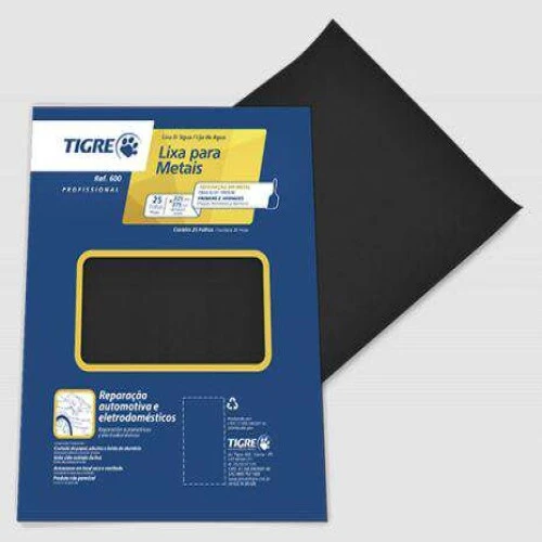 Lixa de Madeira Grão 400 - Tigre Lixa de Madeira Grão 400 - Tigre