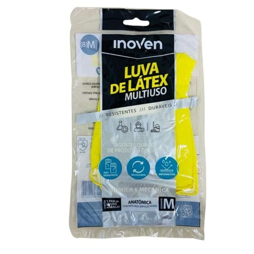 Luva Muliuso Amarela M - Inoven