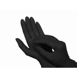 Luva Nitrílica Preta Tamanho M - Vabene