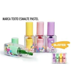 Marca Texto Esmalte Com 4 Pastel