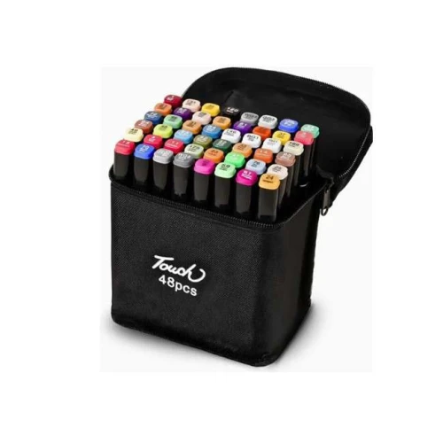 Marcador Artístico Touch Bolsa - 48 Cores Marcador Artístico Touch Bolsa - 48 Cores