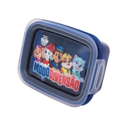 Marmita Infantil Patrulha Canina com trava 630ml - Plasútil