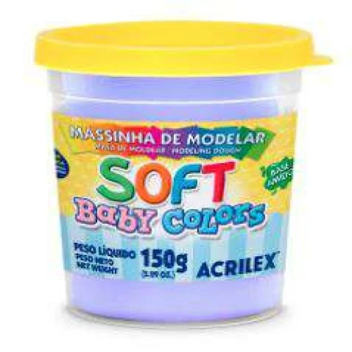 Massinha de Modelar Potinho Lilás Baby - Acrilex
