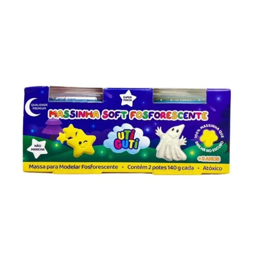 Massinha de Modelar Soft Pote com 2 Cores - Canson Uti Guti