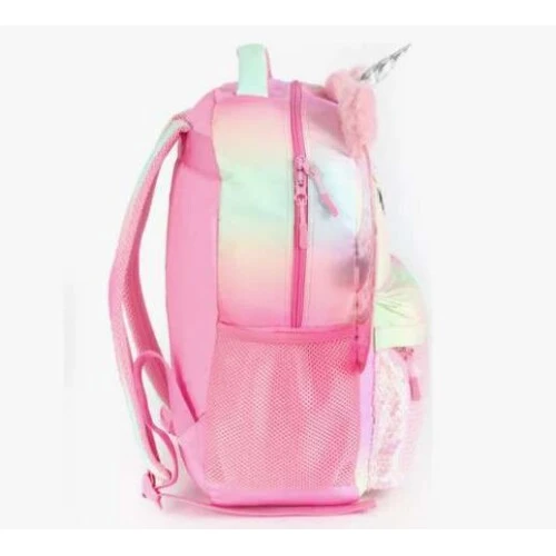 Mochila S/ Roda Unicornio Rosa com Asas - UP4YOU Mochila S/ Roda Unicornio Rosa com Asas - UP4YOU
