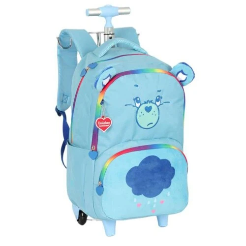 Mochila C/ Roda Ursinhos Carinhosos Azul- Luxcel Mochila C/ Roda Ursinhos Carinhosos Azul- Luxcel