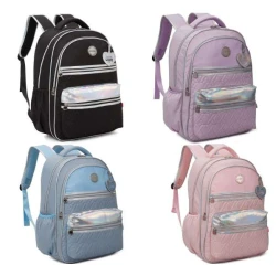 Mochila Sem Roda Metalizada Sortida - Kika