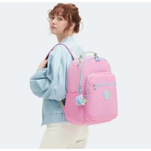 Mochila Seoul Galaxy Blue - Kipling Mochila Seoul Galaxy Blue - Kipling