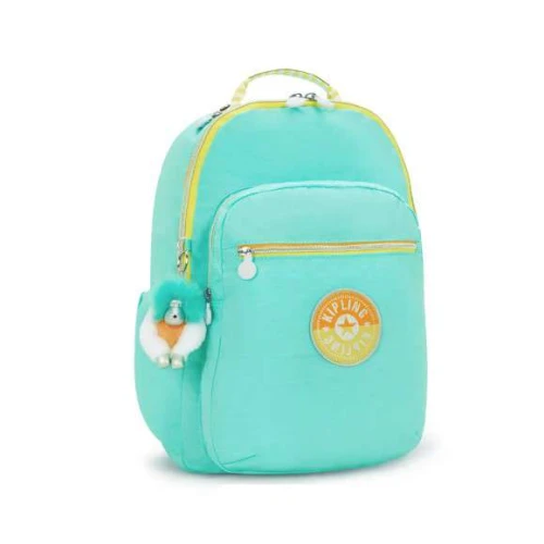 Mochila Seoul Poppy Aqua Verde- Kipling
