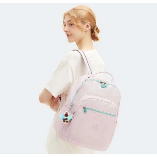 Mochila Seoul Sea Pink Rosa - Kipling
